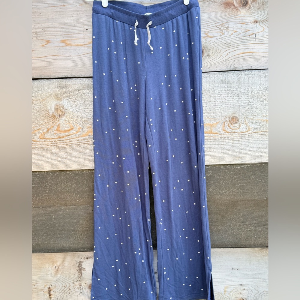 Blue Star Print Lounge Pants Sz XS